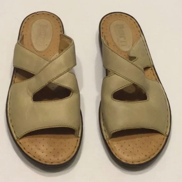 Born Hand Crafted Footwear Leather Sandals Sz 9 - Picture 2 of 5